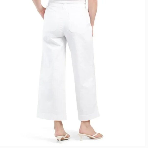 Democracy  "Ab"solution Itty Bitty Bootcut White Jeans SZ 12 B1024KAOWXX - Picture 5 of 11